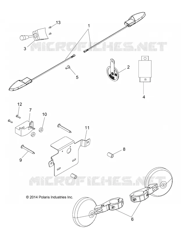 ELETTRICO, TURN SIGNALS, HORN AND MIRRORS