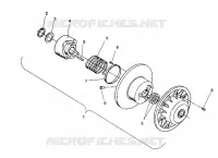 FRIZIONE DRIVEN ASSEMBLY WIDETRAK GT / X932061 (4924722472023A)