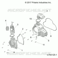 ENGINE, ALTERNATORE  COVER HVAC