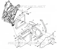 PARAURTI ANTERIORE   SCUDI Sport 400L W97BA38C and Trail Blazer W97BA25C (4940124012A007)