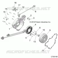 ENGINE, STATOR AND FLYRUOTA