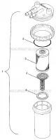 Carburante / separatore SLTX B974590 and INTL. SLTX I974590 (4941214121C007)