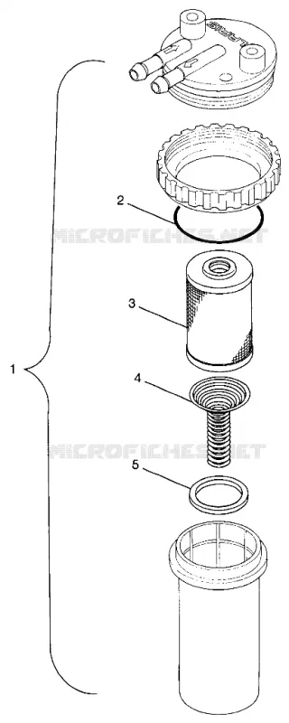 Carburante / separatore SLTX B974590 and INTL. SLTX I974590 (4941214121C007)
