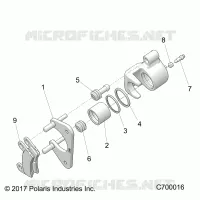 FRENO POSTERIORE CALIPER
