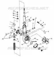 ANTERIORE MONTANTE BIG BOSS 6X6 400L W97AE38A (4940814081B006)