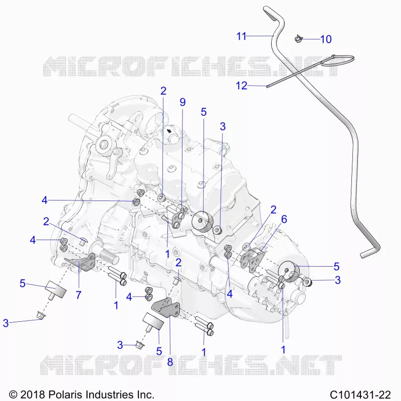 ENGINE, MOUNTING AND TRASMISSIONE MOUNTING