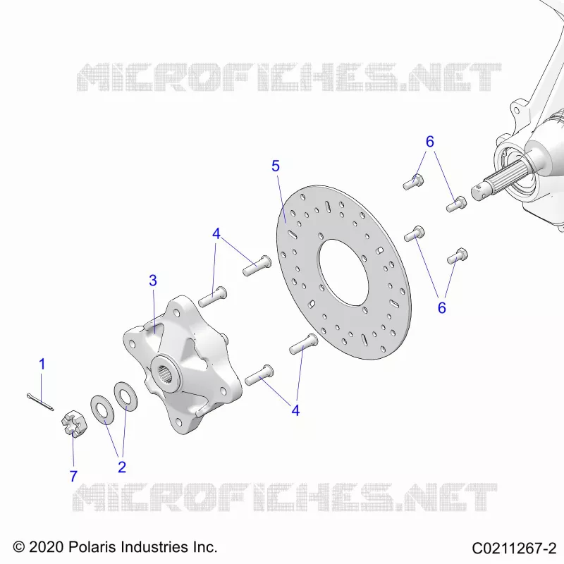 SOSPENSIONI ANTERIORI HUB AND BRAKE DISC