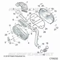 TRASMISSIONE, CLUTCH COVER AND DUCTING