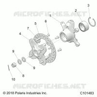 SOSPENSIONI ANTERIORI HUB AND STEERING KNUCKLE