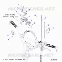 MOTORE, THROTTLE CONTROL ASM.