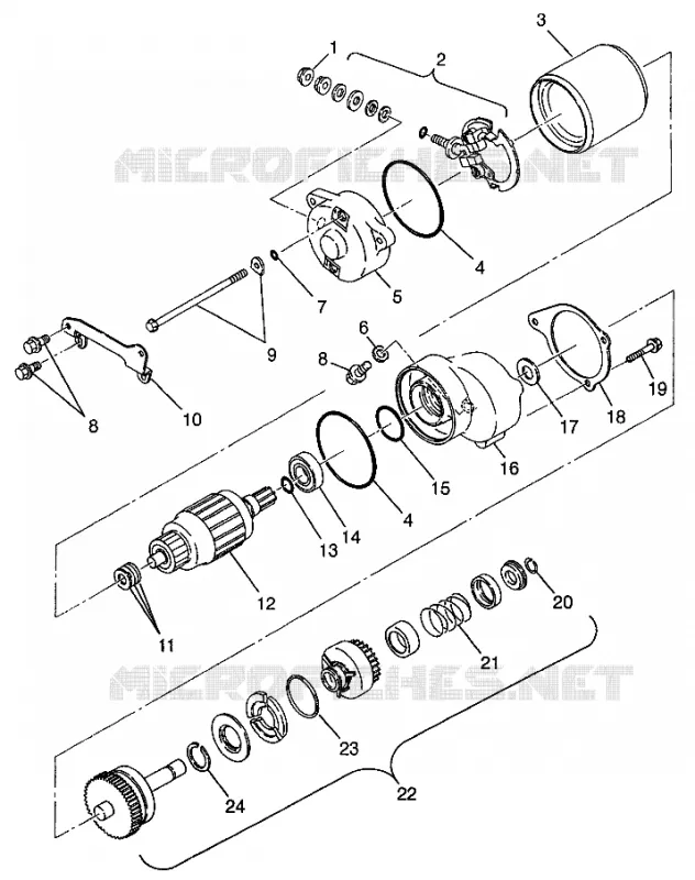 AVVIAMENTO MOTORE (400L) XPRESS 400L W97CA38C (4939603960D012)