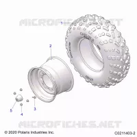 RUOTAS, REAR TIRE