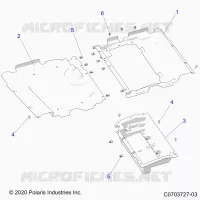 PAVIMENTO PANELS, UNDERSEAT