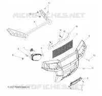 PARAURTI ANTERIORE SUPPORT AND HEADLIGHTS