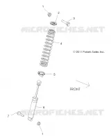 SUSPENSION, AMMORTIZZATORE POSTERIORE MOUNTING
