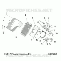 ENGINE, RAFFREDDAMENTO SYSTEM, RADIATOR/SHROUD