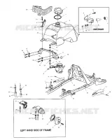 CARBURANTE TANK AND CARBURATORE MOUNTING