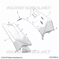 CARROZZERIA POSTERIORE CAB AND HEAT SHIELDS