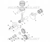 ALBERO MOTORE AND PISTONEE