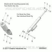 SUSPENSION, REAR SHOCKS MNTG.