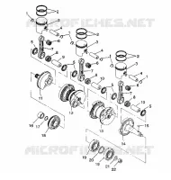 ALBERO MOTORE   PISTONEEE SL 750 B944070 (4927012701025A)