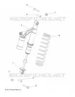 SUSPENSION, AMMORTIZZATORE POSTERIORE, MOUNTING
