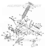 SWING ARM   SHOCK 4X4 350L S938139 (4924342434023A)