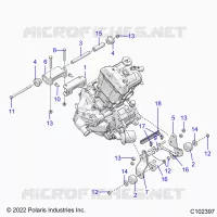 MOTORE, MOUNTING & LONG BLOCK