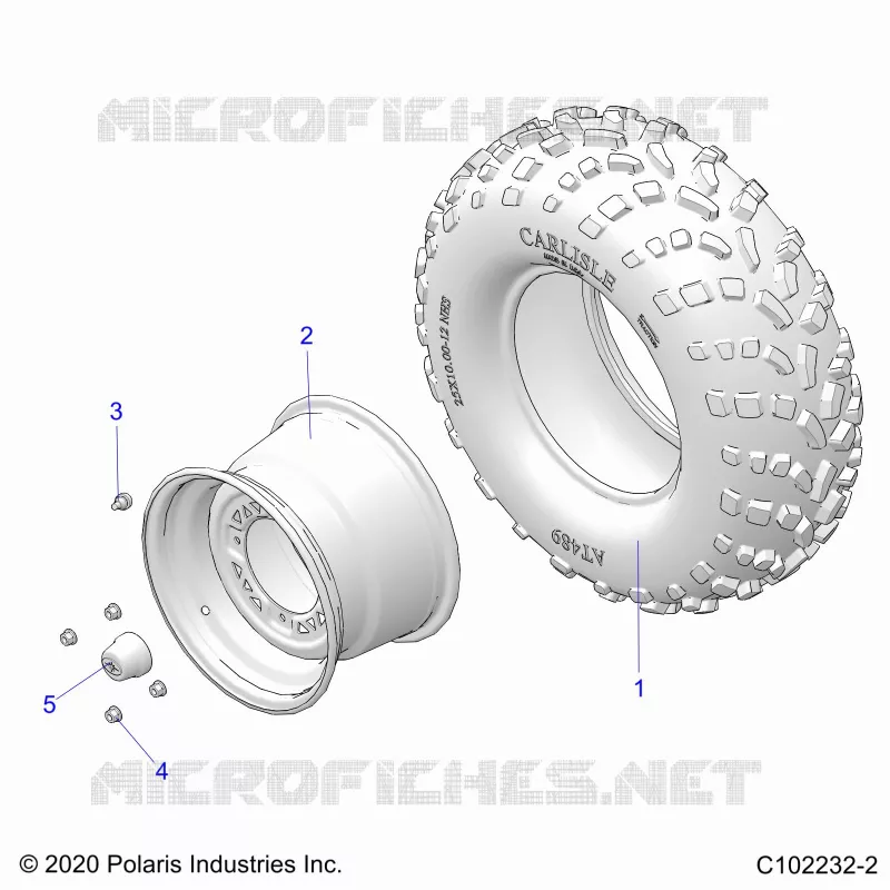 RUOTAS, REAR TIRE