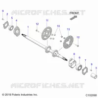 TRASMISSIONE, REAR AXLE