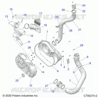 TRASMISSIONE, CLUTCH COVER AND DUCTING