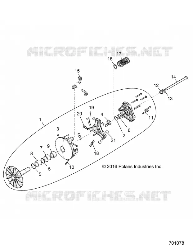 TRASMISSIONE, PRIMARY CLUTCH