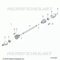 TRASMISSIONE, DRIVE SHAFT, FRONT