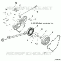 ENGINE, STATOR AND VOLANO