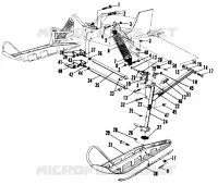 FRONT SOSPENSIONE AND SKI (TRAIL, 400, 600) (4910941094009A)