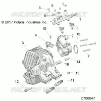 ENGINE, PRESA D'ARIA MANIFOLD EVAP 50S