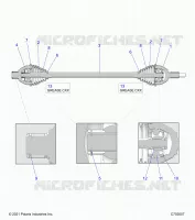 TRASMISSIONE, HALF SHAFT, FRONT