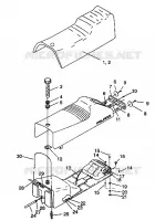 MONTAGGIO SEDILE   SERBATOIO TRAIL DELUXE E940262 (49273827380002)