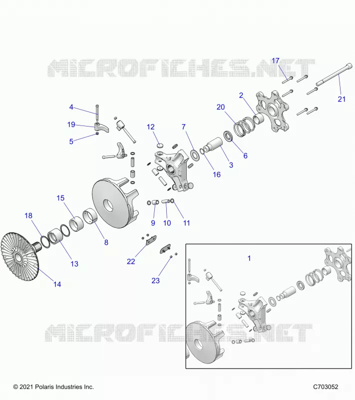 TRASMISSIONE, PRIMARY CLUTCH