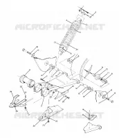 SWING ARM WELDMENT AND AMMORTIZZATORE POSTERIORE  ASSEMBLY (4916341634021A)