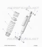 SUSPENSION, SHOCK ANTERIORE MOUNTING