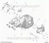 ENGINE, PRESA D'ARIA MANIFOLD