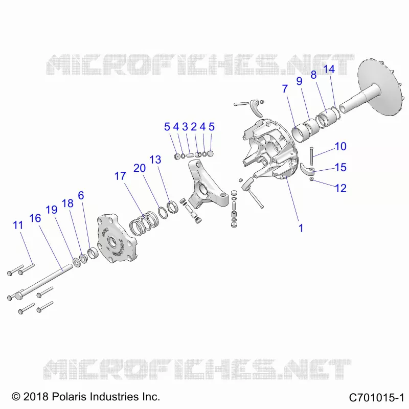 TRASMISSIONE, PRIMARY CLUTCH
