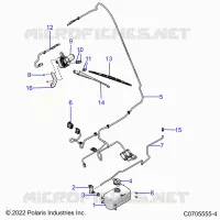 BODY, WATER BOTTLE PUMP ASM AND WIPER KIT