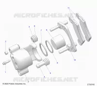 BRAKES, PINZA POSTERIORE