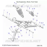 SUSPENSION, ANTERIORE COPPIA ARM