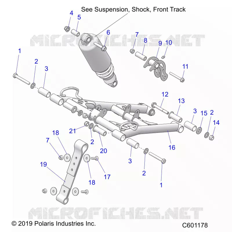 SUSPENSION, ANTERIORE COPPIA ARM