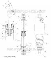 SUSPENSION, SHOCK ANTERIORE TRACK (INDY SP)(7043779)