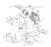 MONTAGGIO DEL MOTORE 440 XCR / 0931760 (4923022302025A)
