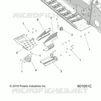 TELAIO, FOOTREST-RH